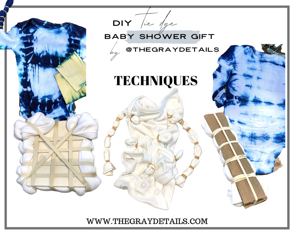DIY Tie Dye Baby Gift
