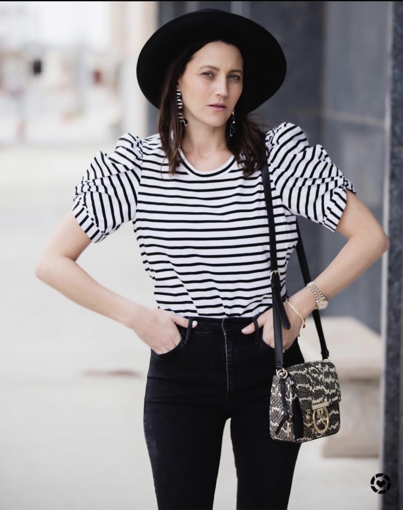 striped tee