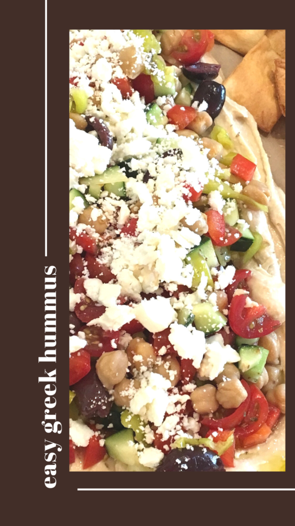 hummus recipe, easy greek appetizer, hummus dip, layered dip