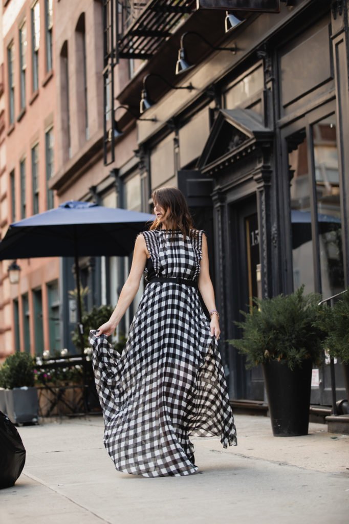 classy plaid dress