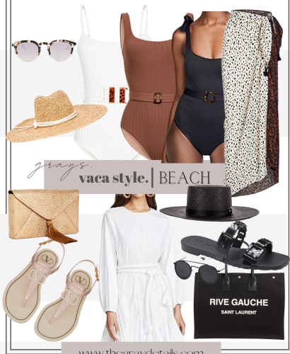 What to Pack for a Beach Vacation: 4 One Piece Swimsuit Outfit Ideas