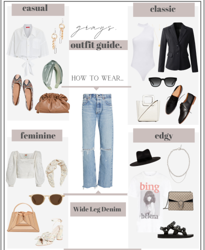 5 Ways to Wear Wide Leg Jeans