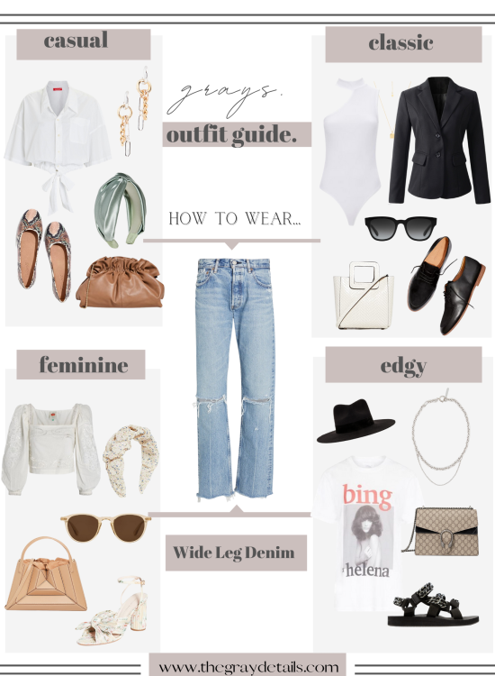 5 Ways to Wear Wide Leg Jeans