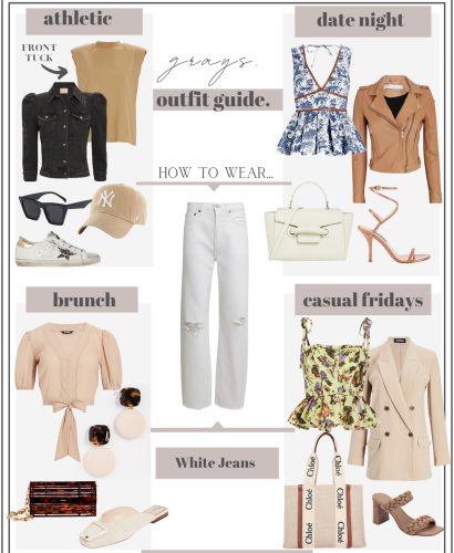 How to Wear White Denim