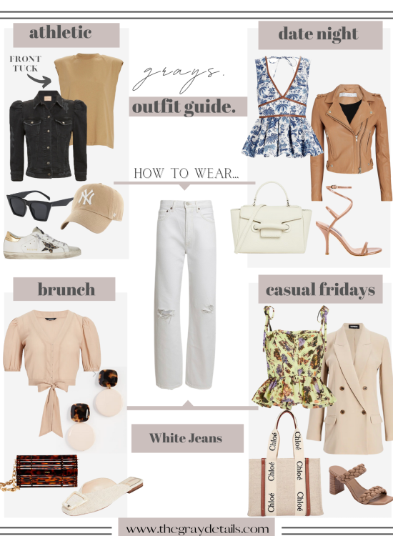 How to Wear White Denim