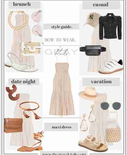 How to Wear a Maxi Dress