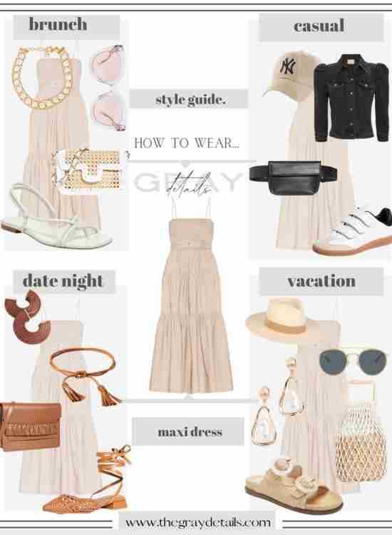 How to Wear a Maxi Dress