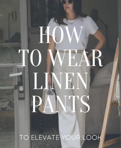 How to Wear Linen Pants