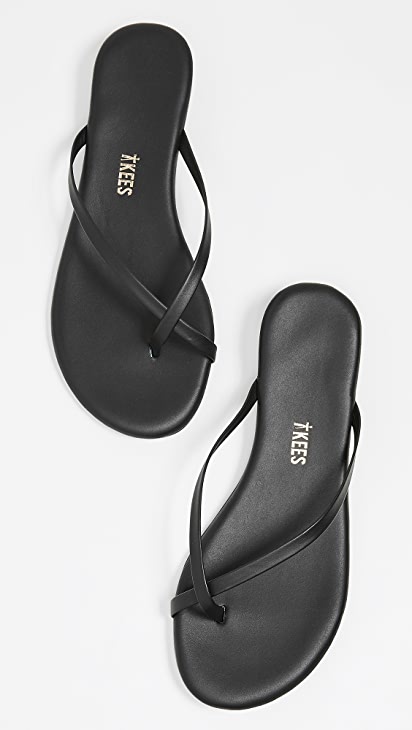 Minimal Leather Flip Flops