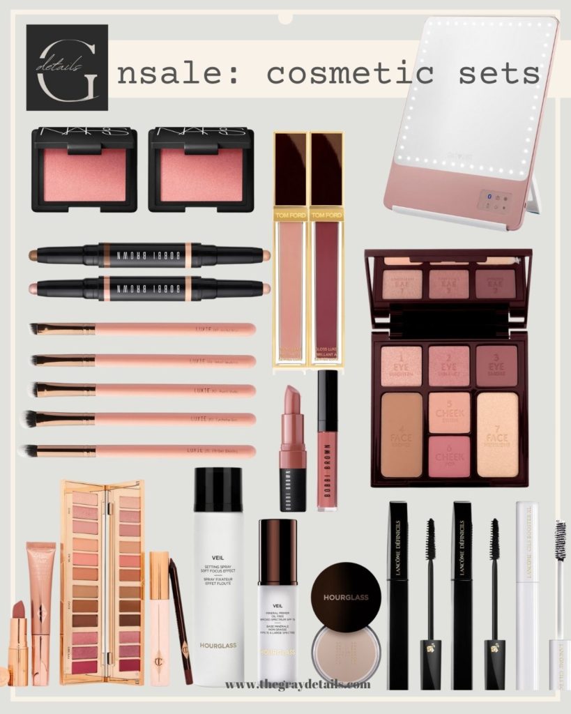 best beauty for Nordstrom Anniversary Sale best beauty sale, beauty sets, Charolette tilbury, hourglass, best mascara, best makeup primer, 5 minute makeup routine