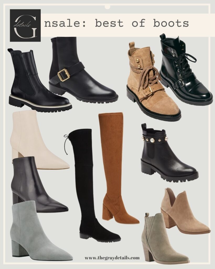 fall and winter boots, nordstrom anniversary