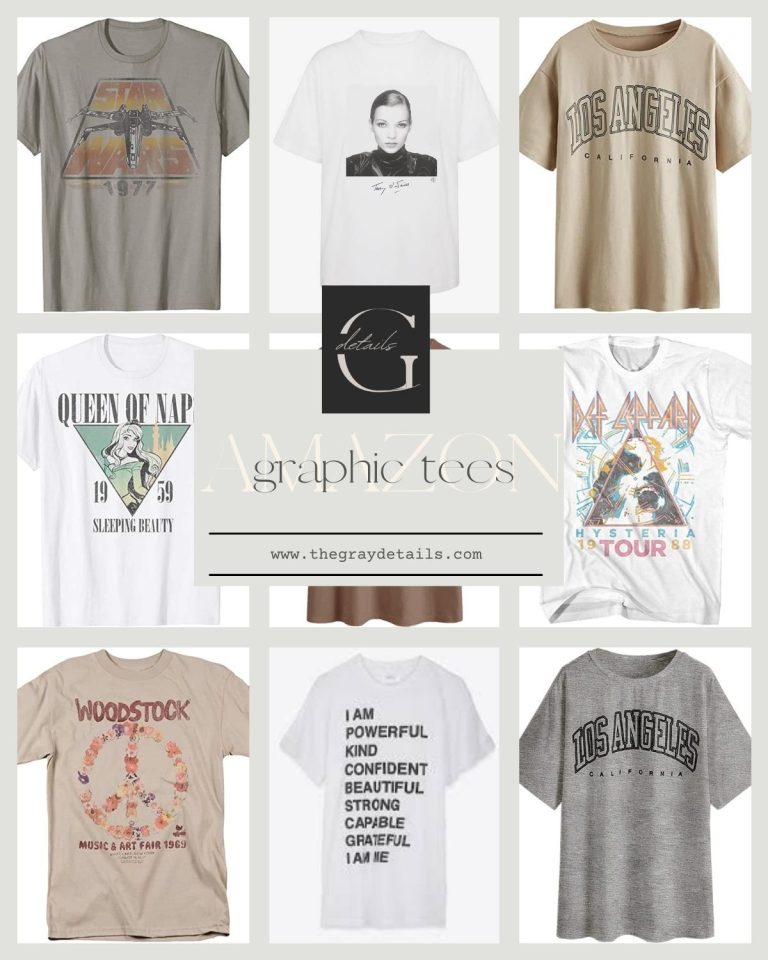 Best Graphic Tees on Amazon the gray details Lifestyle Blog