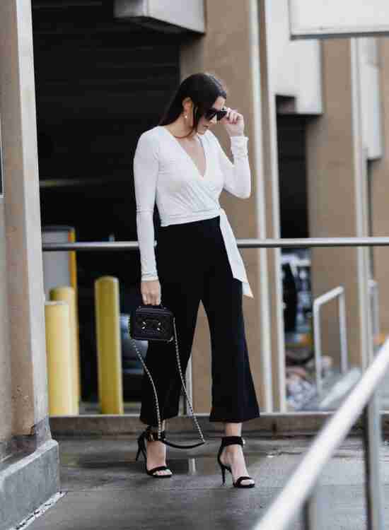 How to Wear Cropped Wide Leg Pants