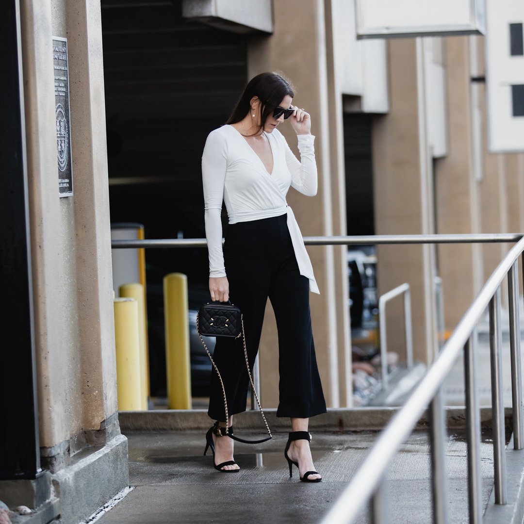 how to wear cropped wide leg pants