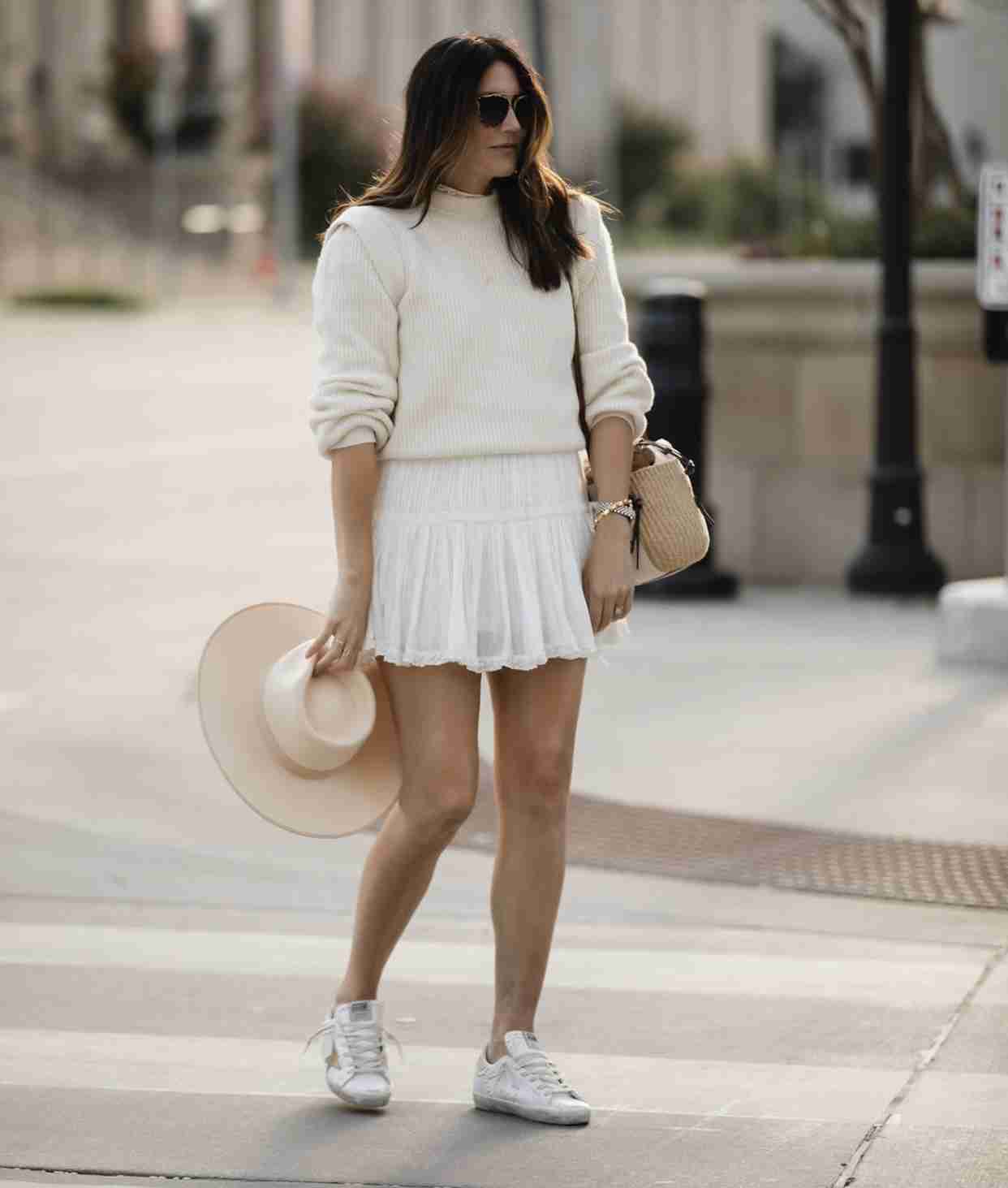 How to Make Summer Dresses Work for Fall the gray details