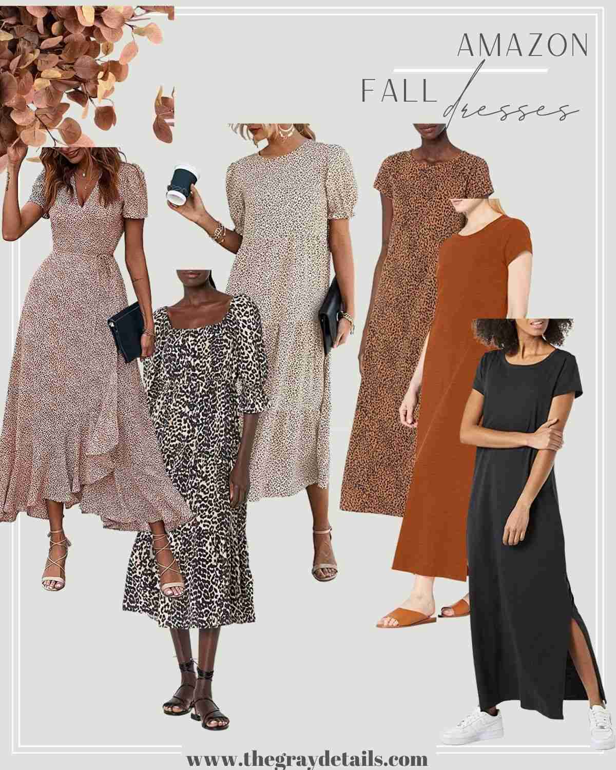 Best Fall Dresses On Amazon the gray details Lifestyle Blog