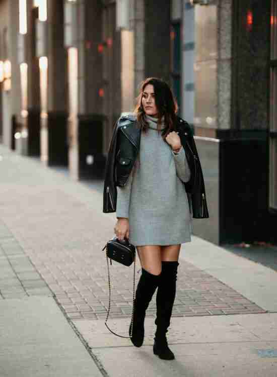 Ways to Wear A Black Leather Jacket