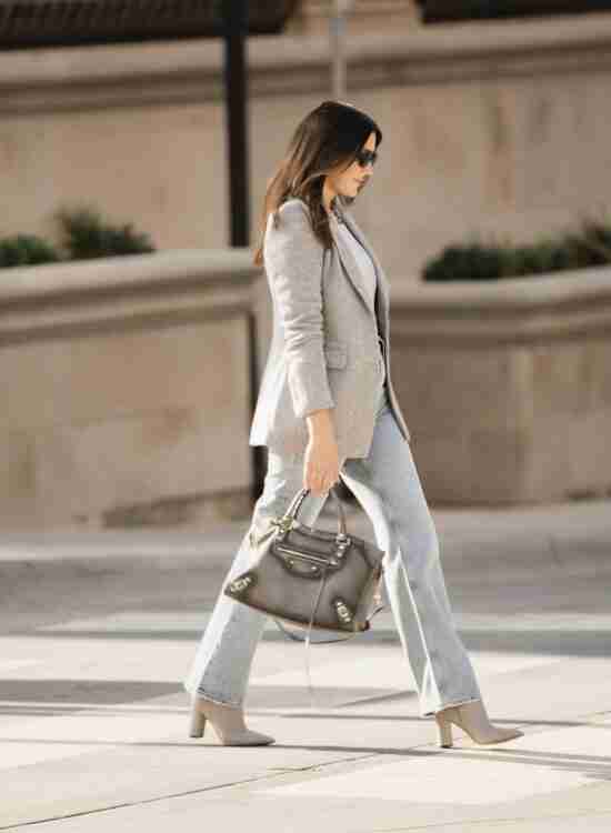 What to Wear With a Grey Blazer