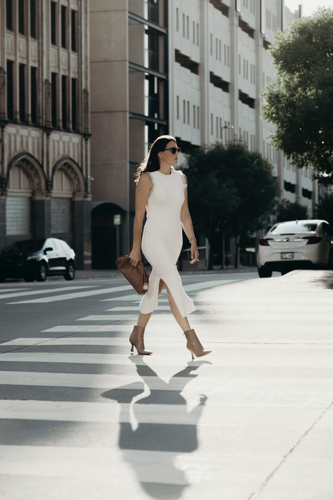 White Knit Dress for spring White Knit Dress for spring