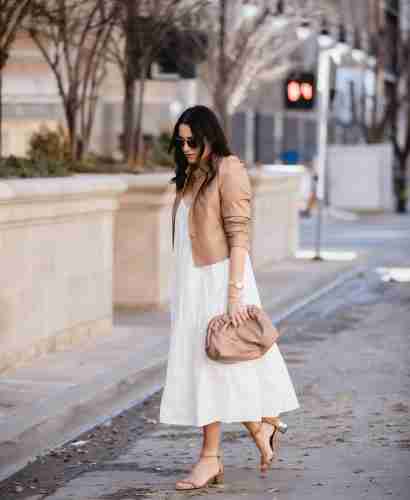 How to Layer A Dress for Spring