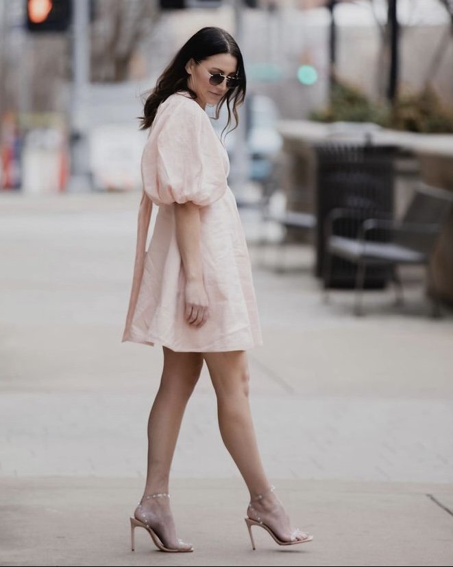 easter dress, linen dress