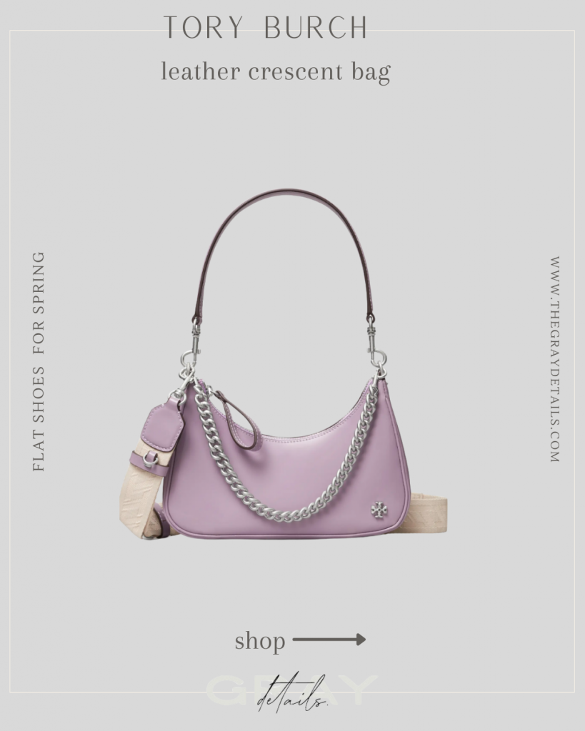 Tory Burch Leather Crescent Bag