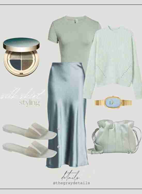Slip Skirt Outfit Ideas for Spring