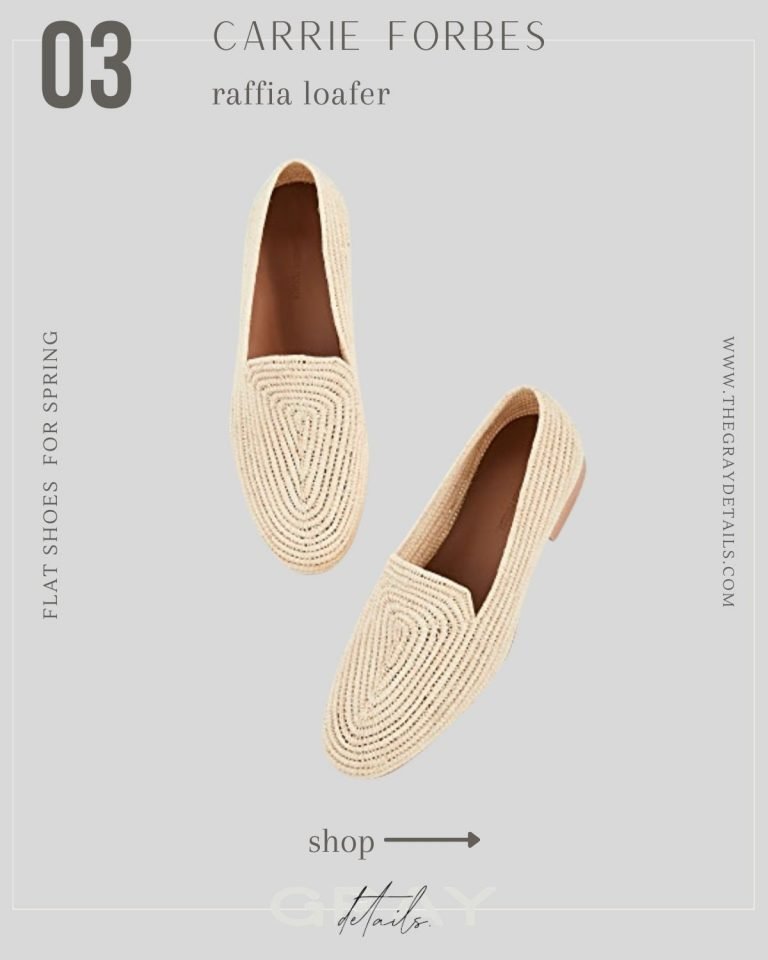 16 Flat Shoes for Spring the gray details Lifestyle Blog