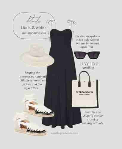 Black and White Outfits for Summer