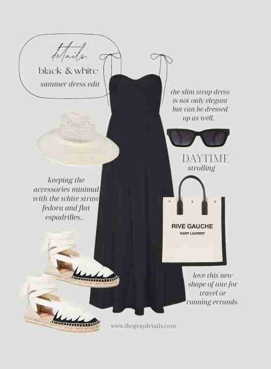 Black and White Outfits for Summer