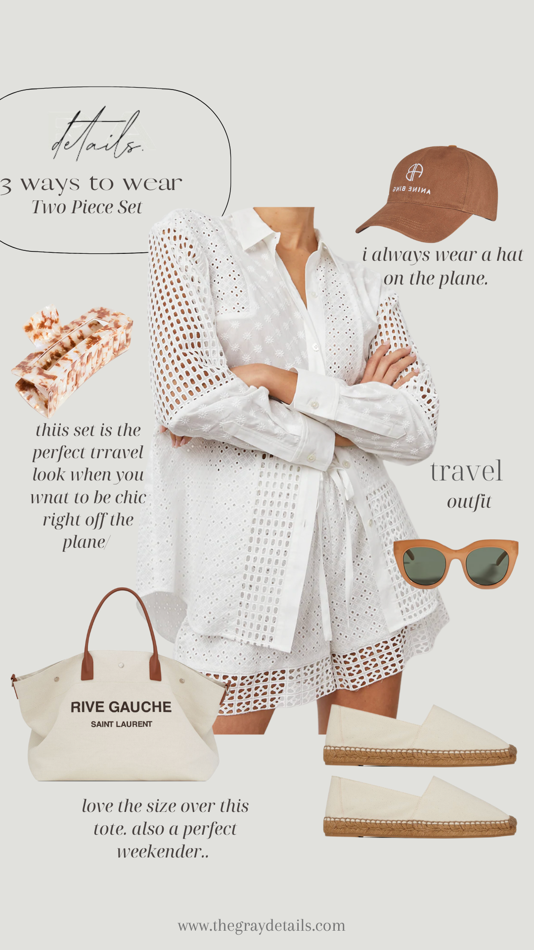 How to Wear Matching Sets the gray details