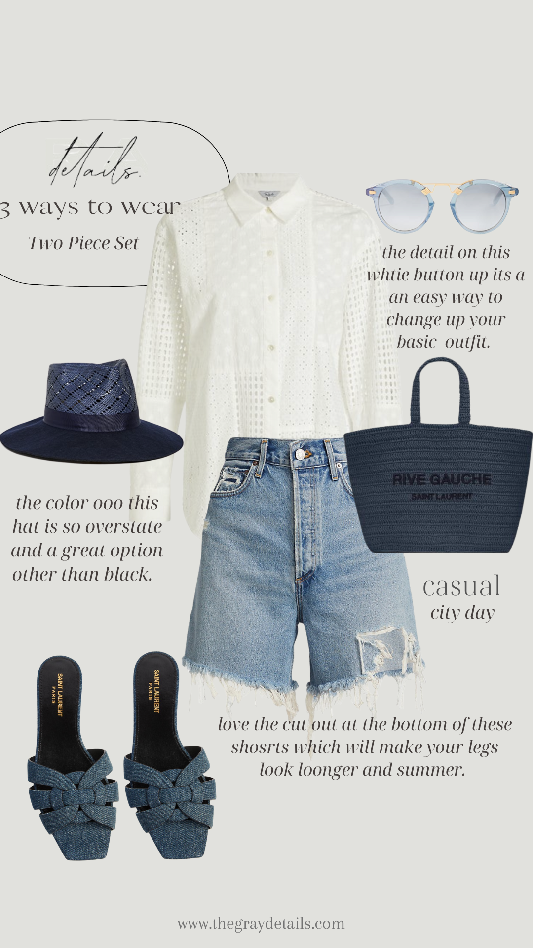 How to Wear Matching Sets the gray details