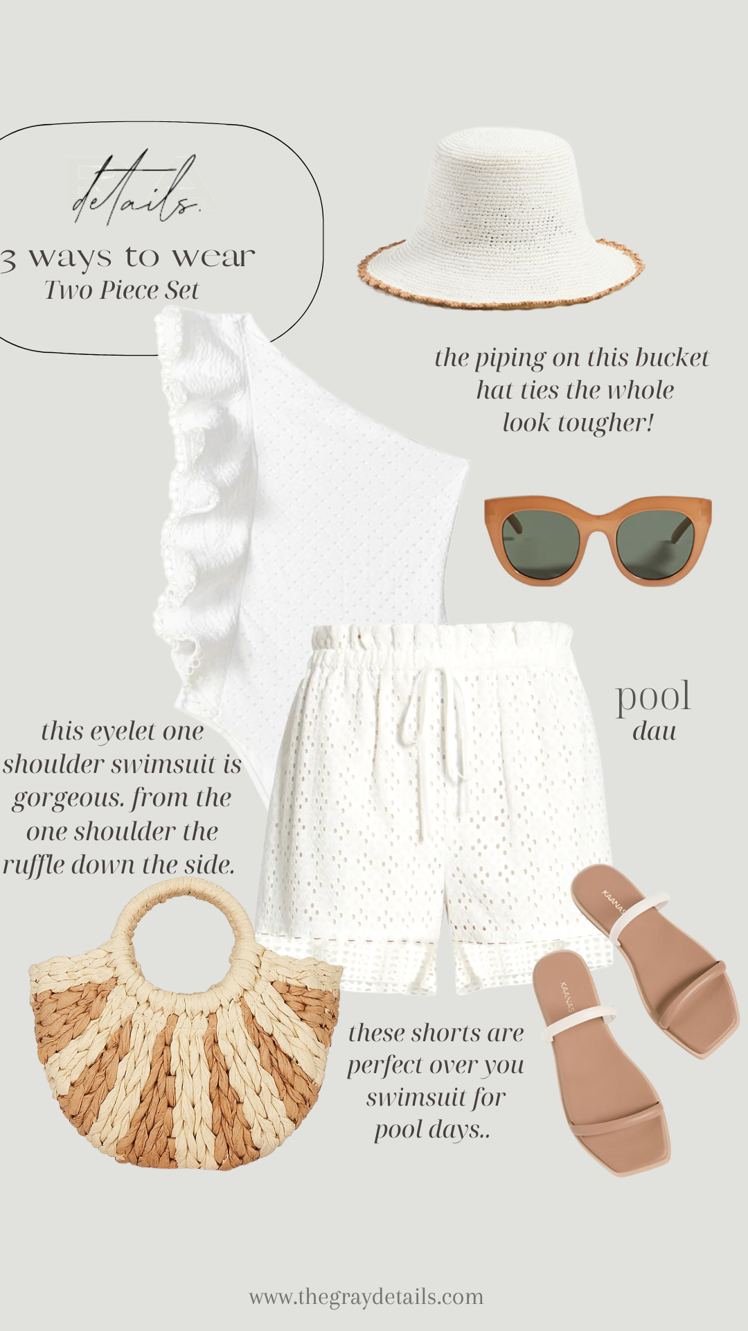 How to Wear Matching Sets the gray details