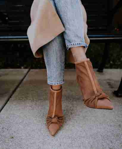 How to Style Nude Ankle Boots