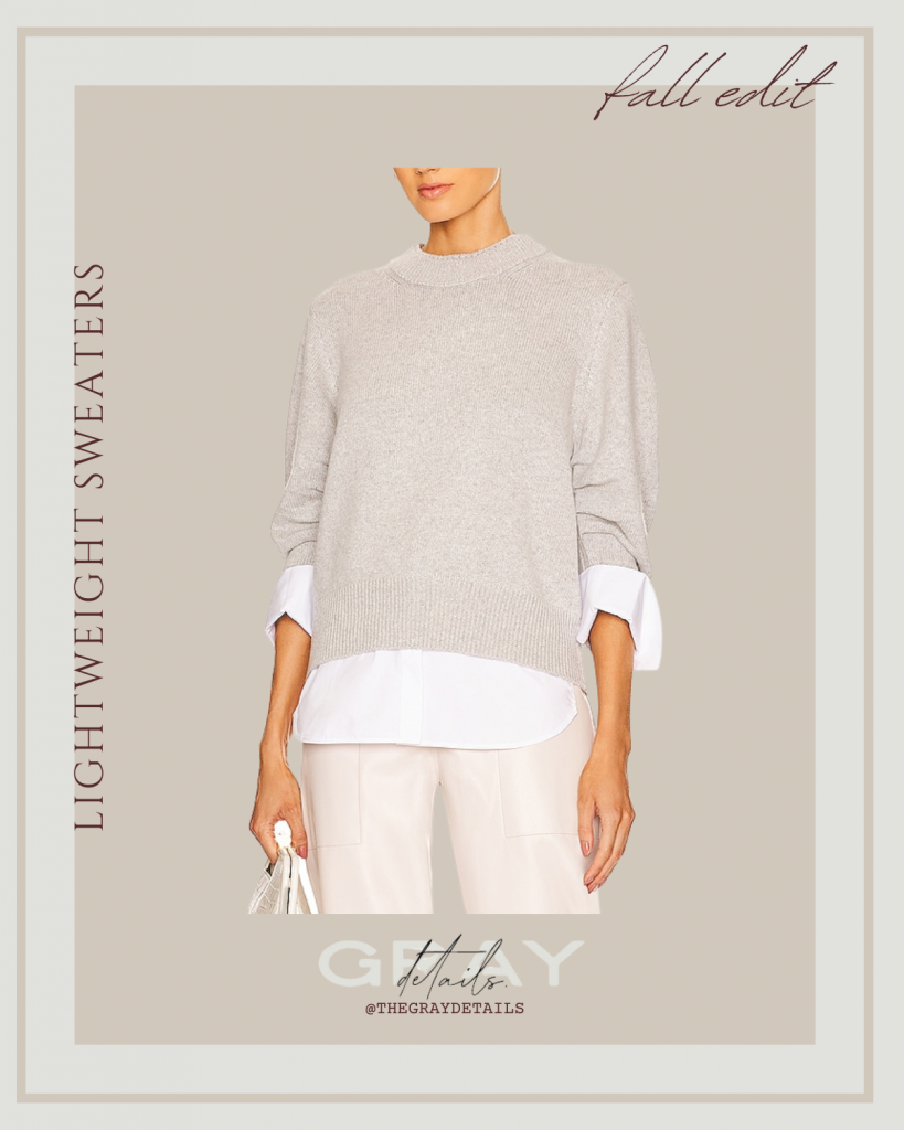 Crew Neck Sweater | Lightweight Sweaters for Fall