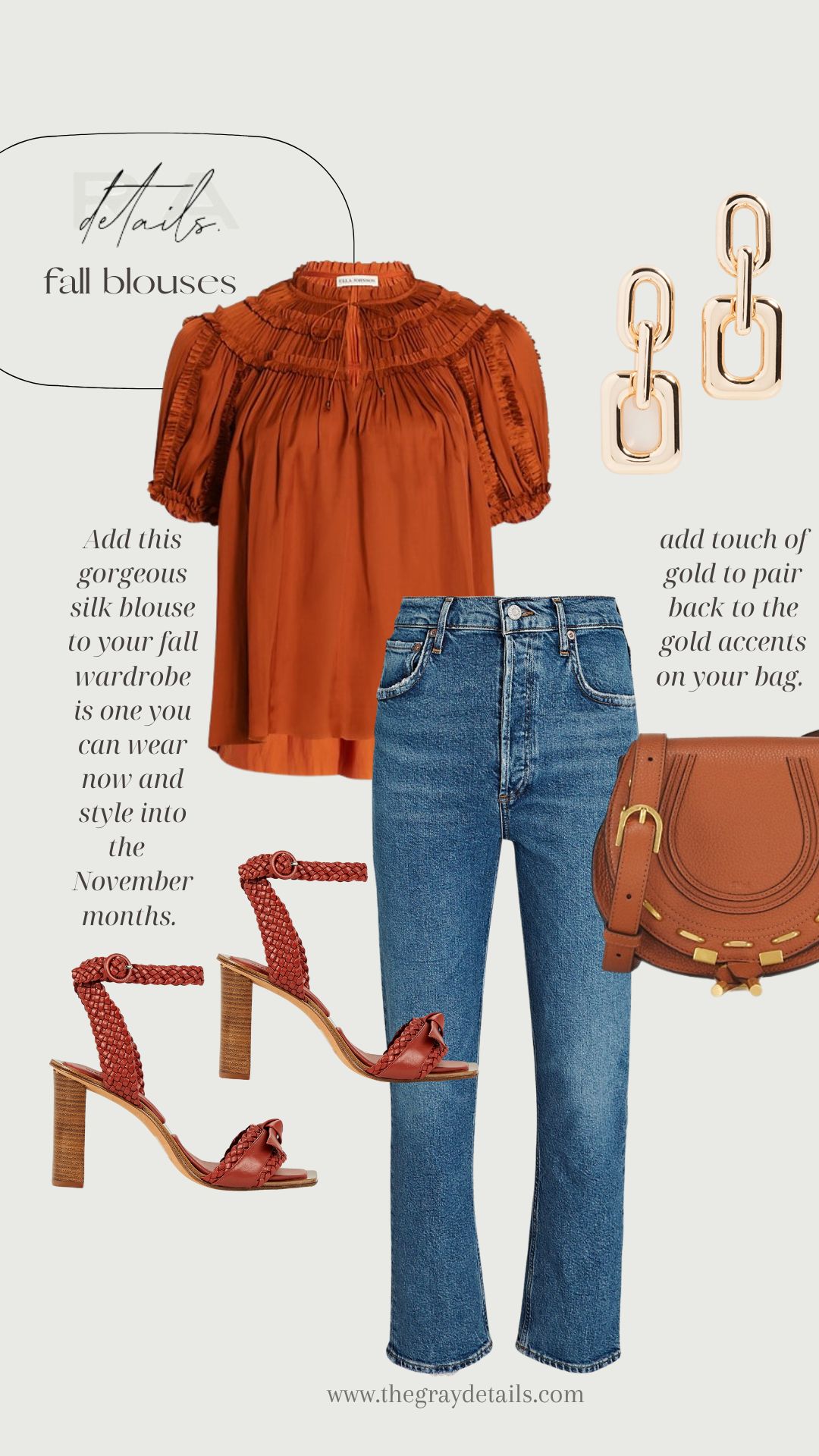 Silk Blouse Outfit Ideas the gray details Lifestyle Blog