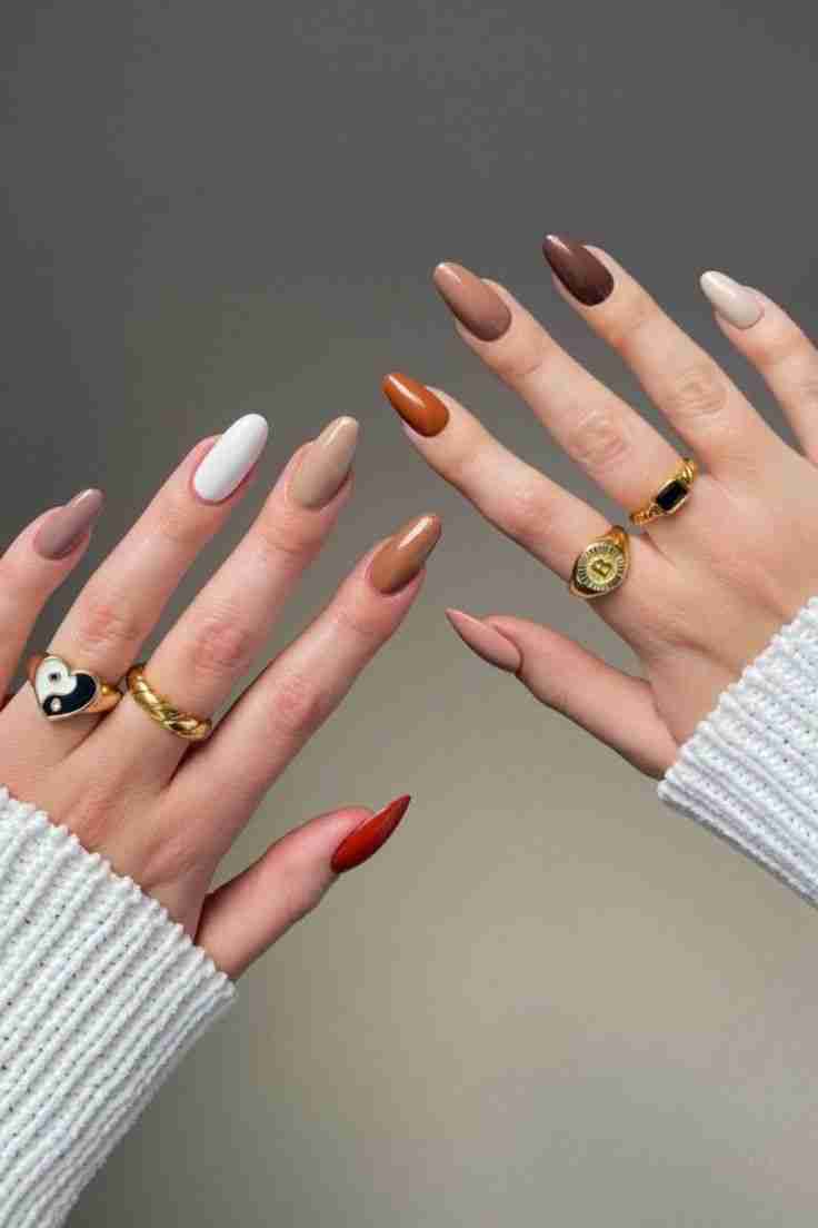 Brown Fall Nail Ideas the gray details Lifestyle Blog