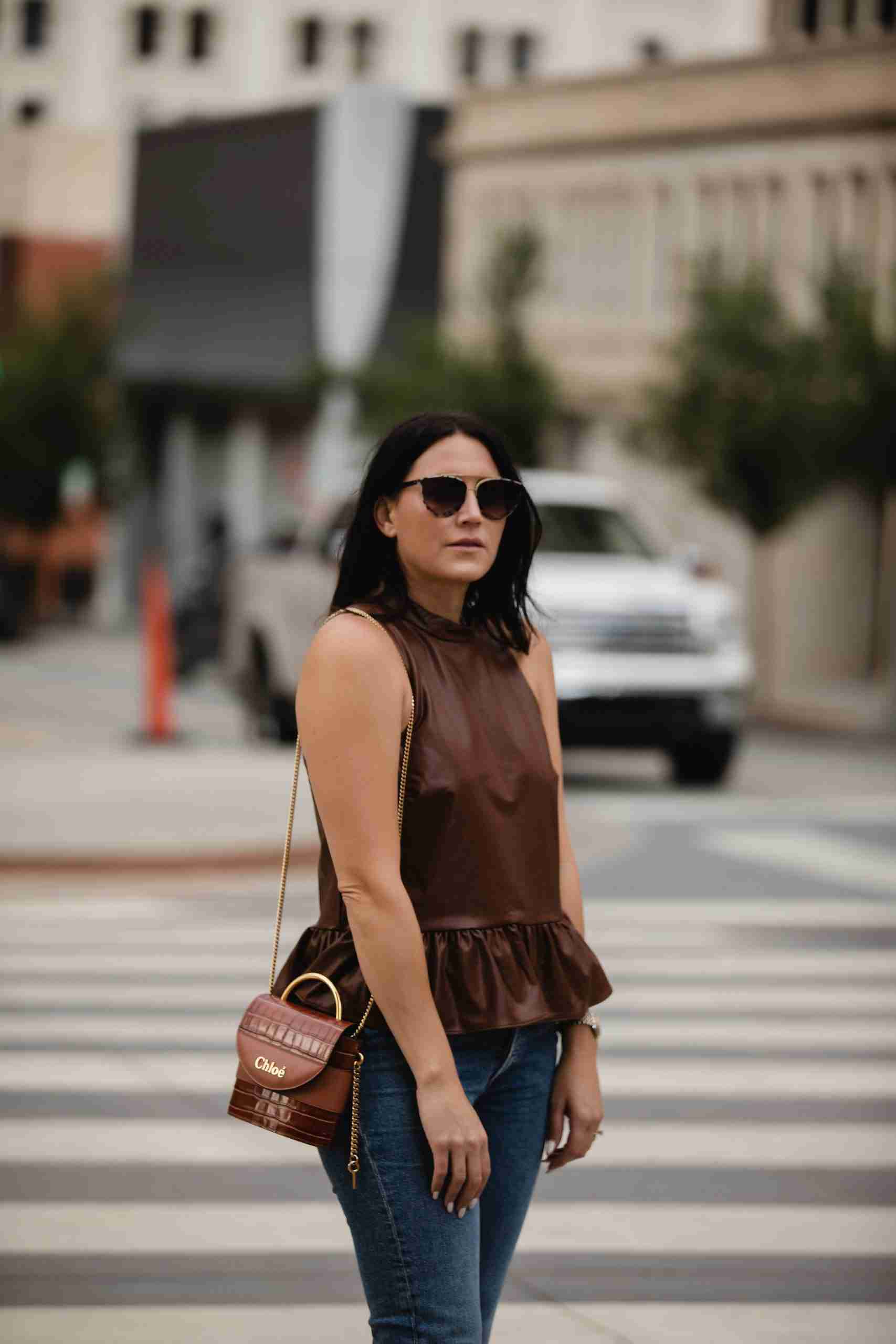 Leather Top Outfit Ideas the gray details Lifestyle Blog