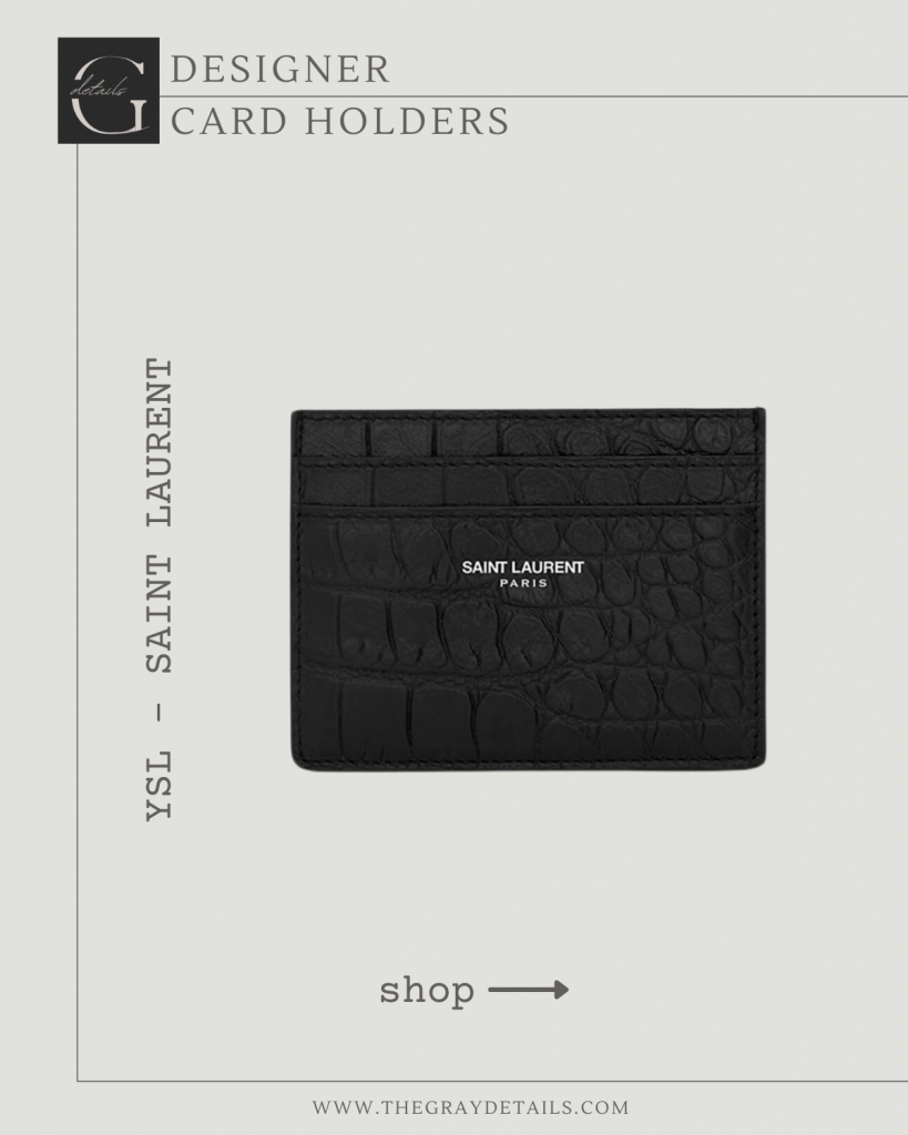 Saint Laurent Luxury Card Cases
