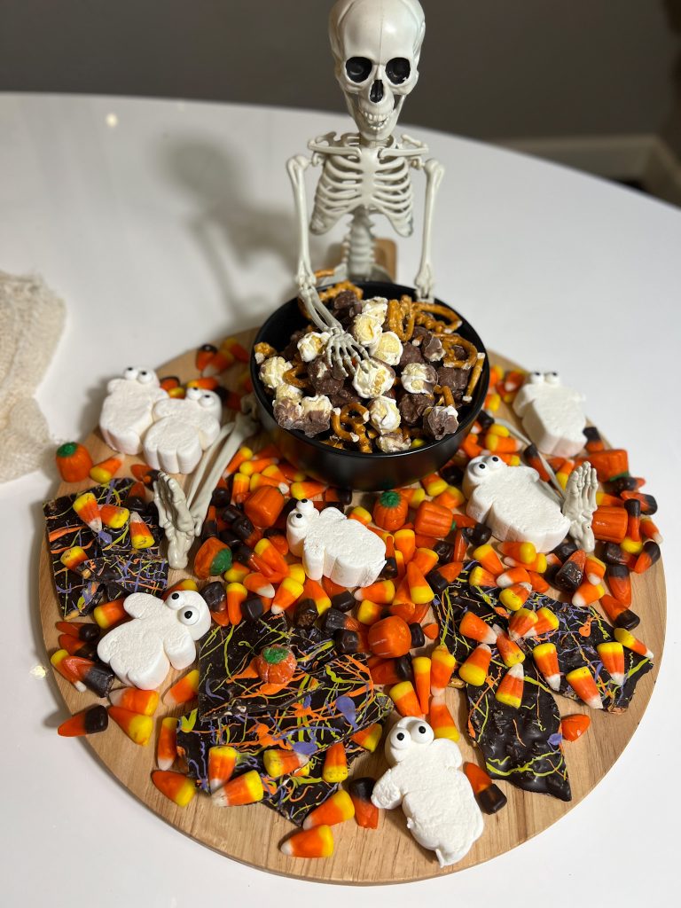 Halloween-themed charcuterie