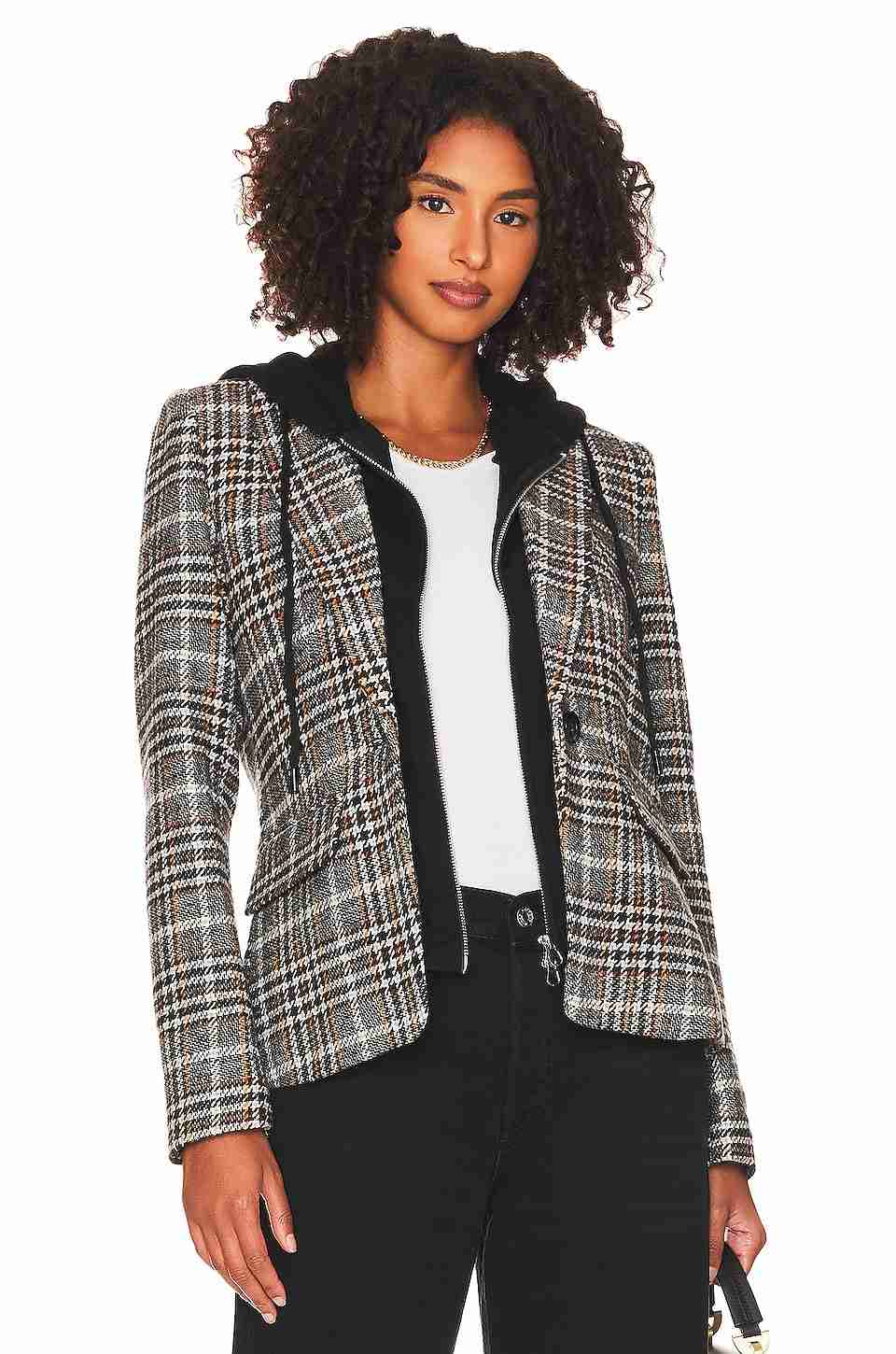 Plaid Sewn Blazer