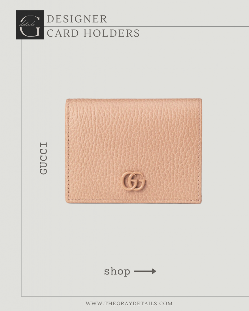 GG Marmont Card Case Wallet 