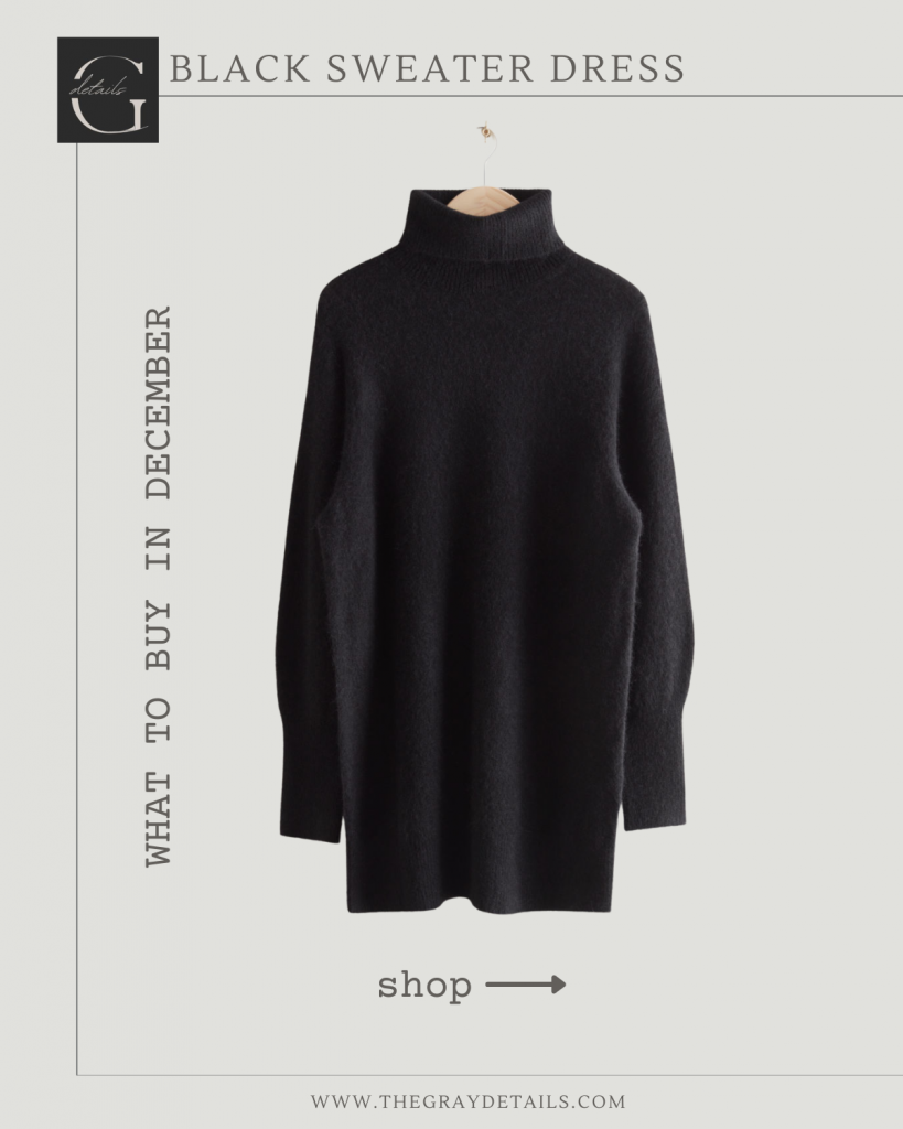 Black Sweater Dress | What to Buy & Wear In December