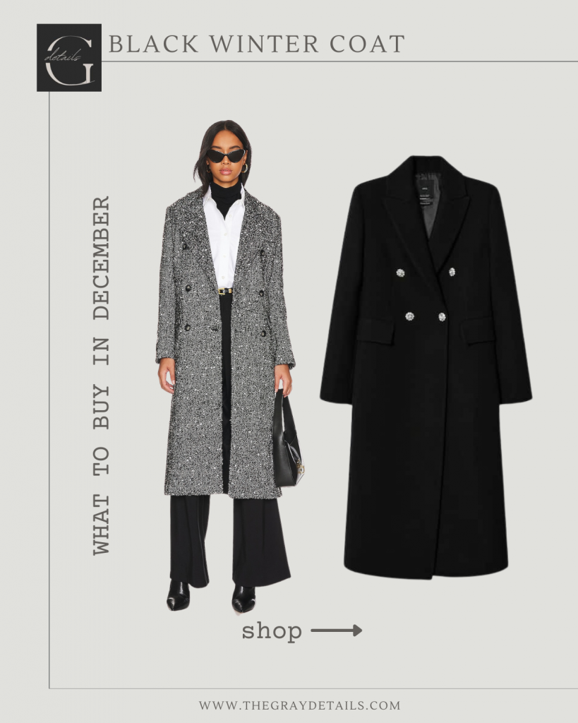 Black Winter Coat | What to Buy & Wear In December