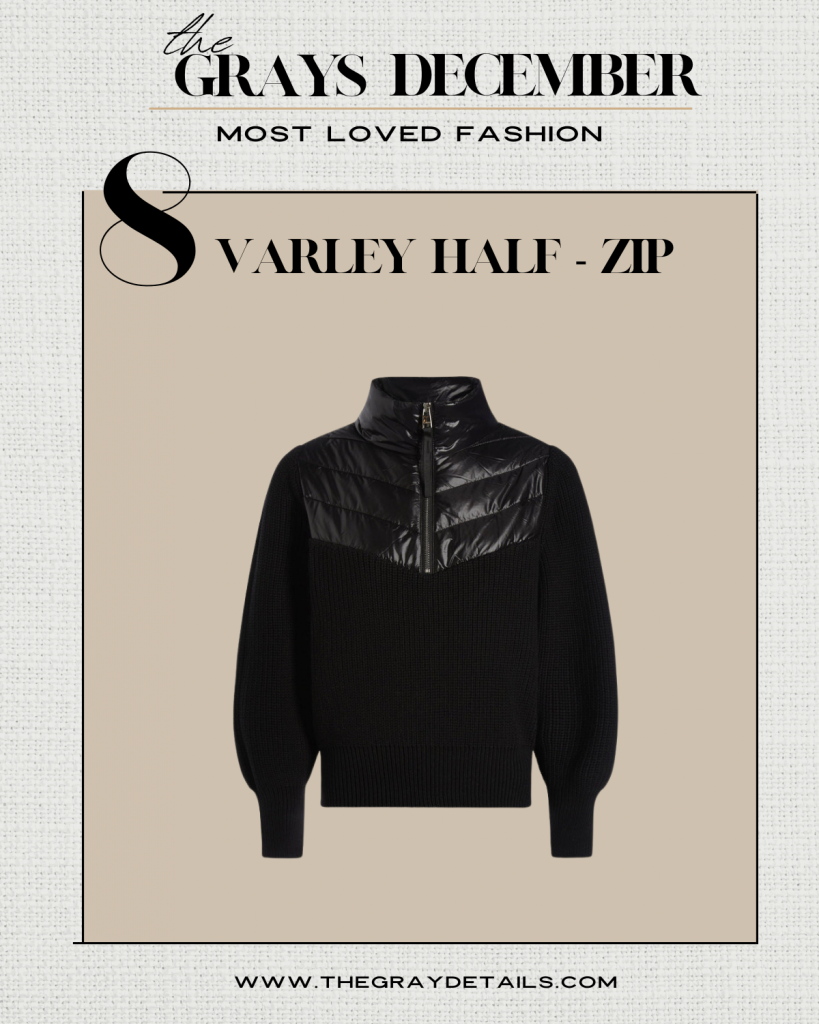Varley Sweater & Puffer Half Zip
