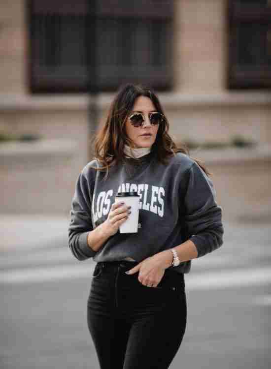How to Style a Graphic Sweatshirt