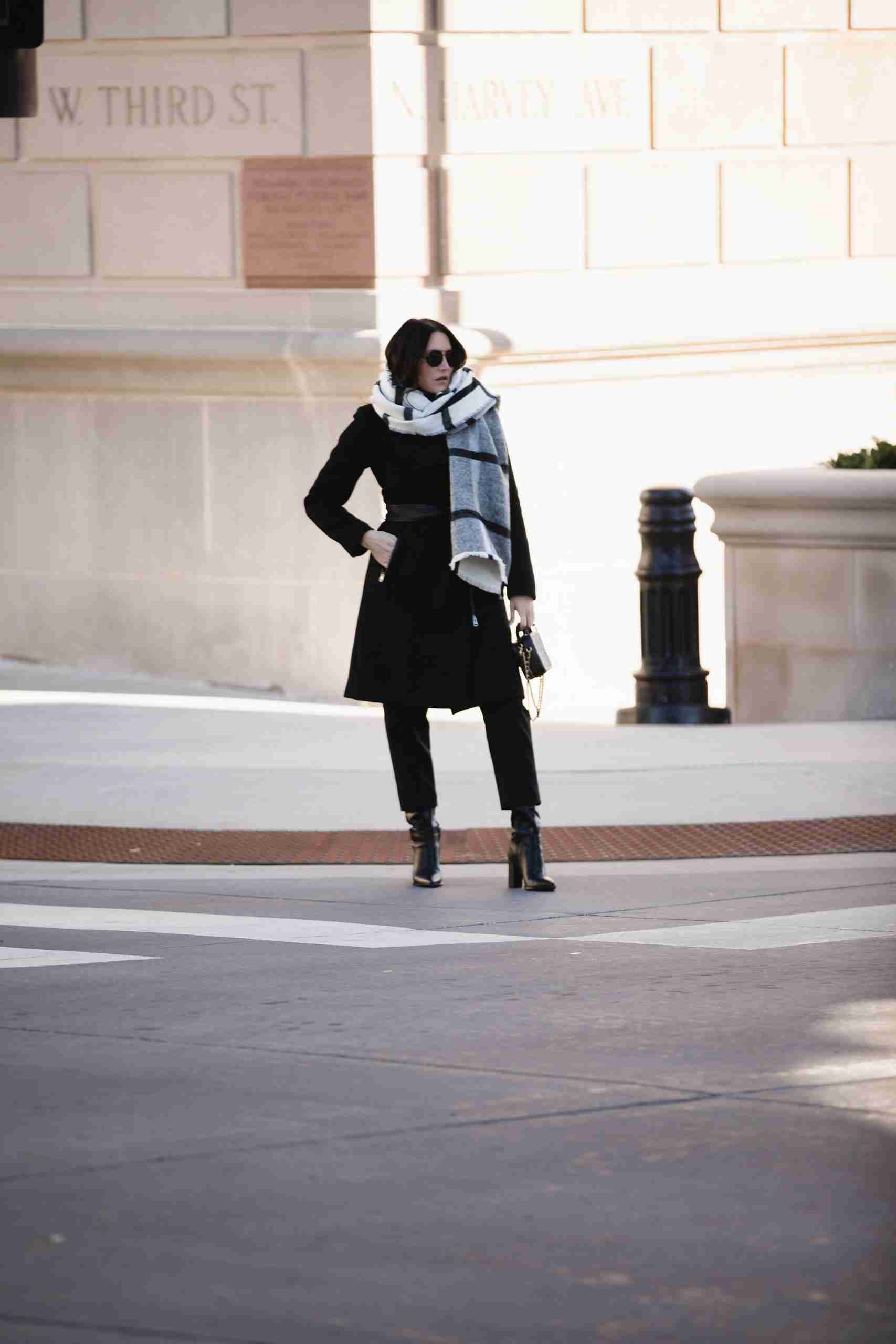 Mackage Coat Review the gray details Neutral Daily Outfit Guide