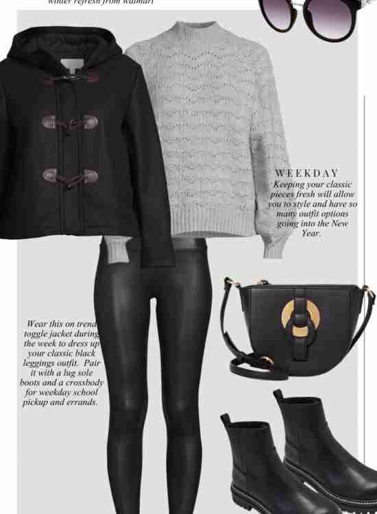 affordable winter wardrobe outfits from Walmart