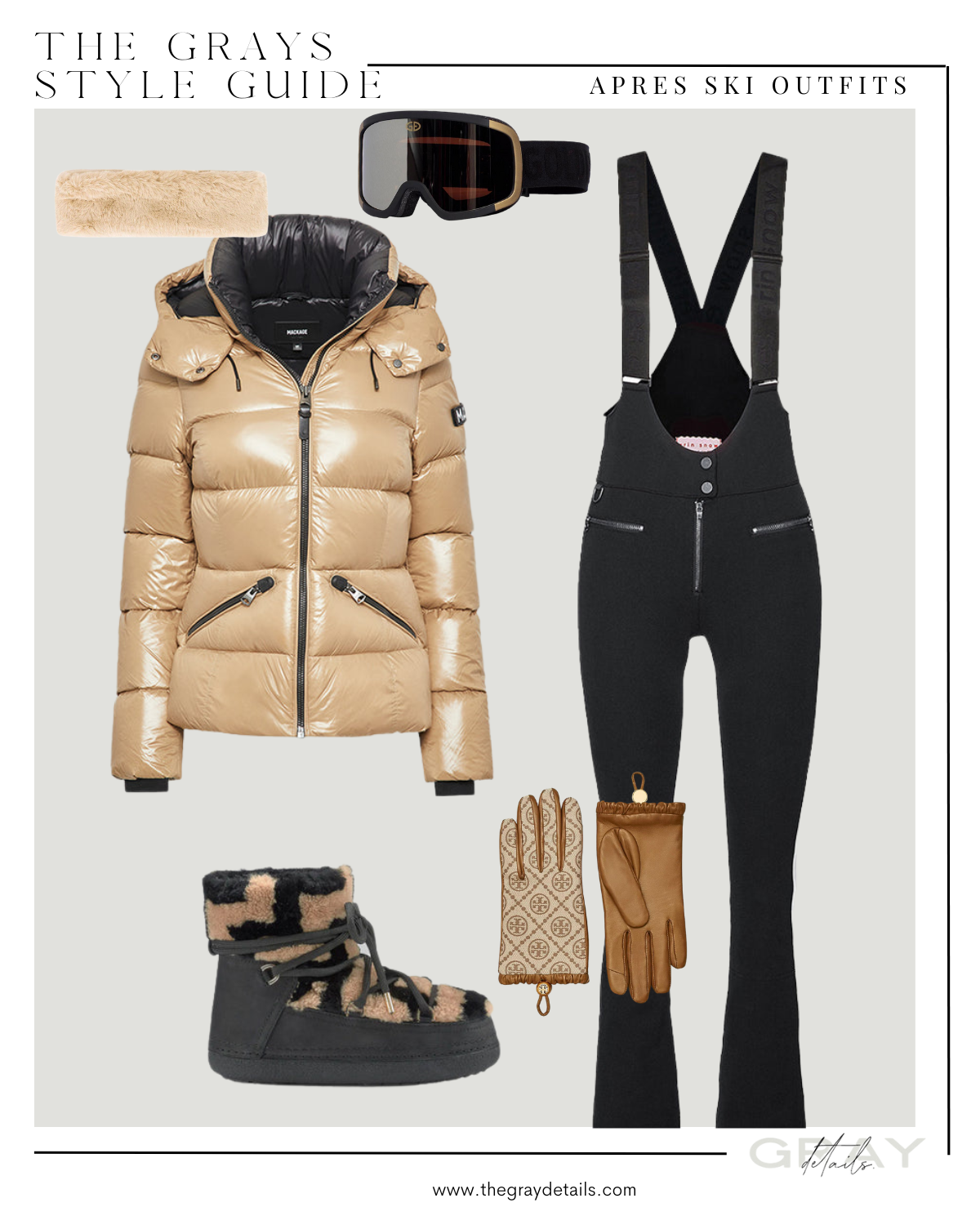 15 Apres Ski Outfits the gray details Neutral Daily Outfit Guides — free download