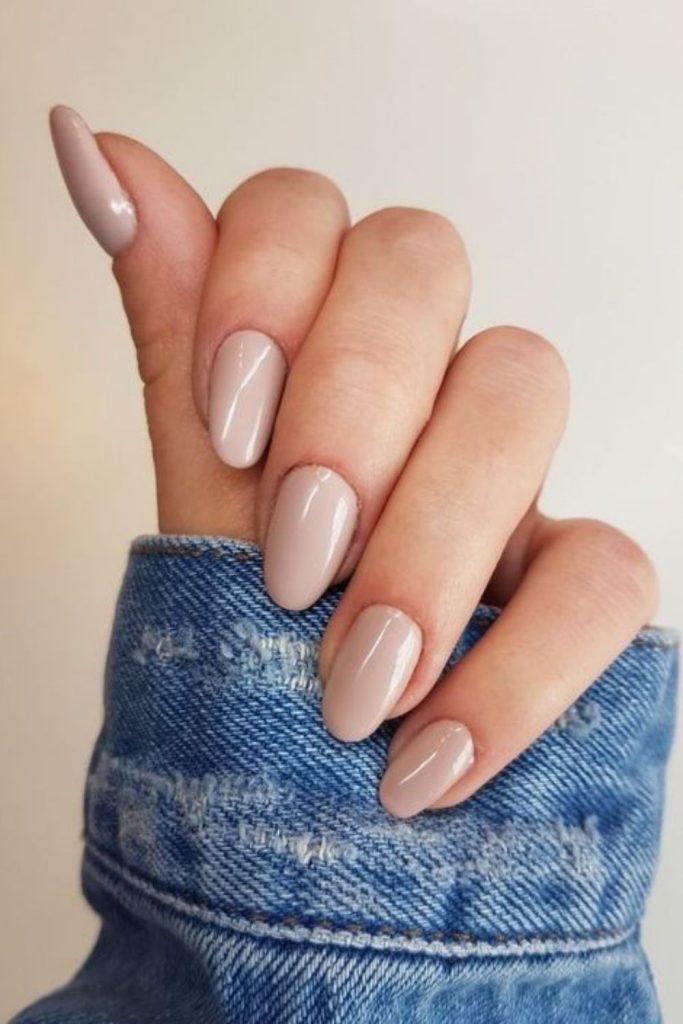 Nude Spring Nails